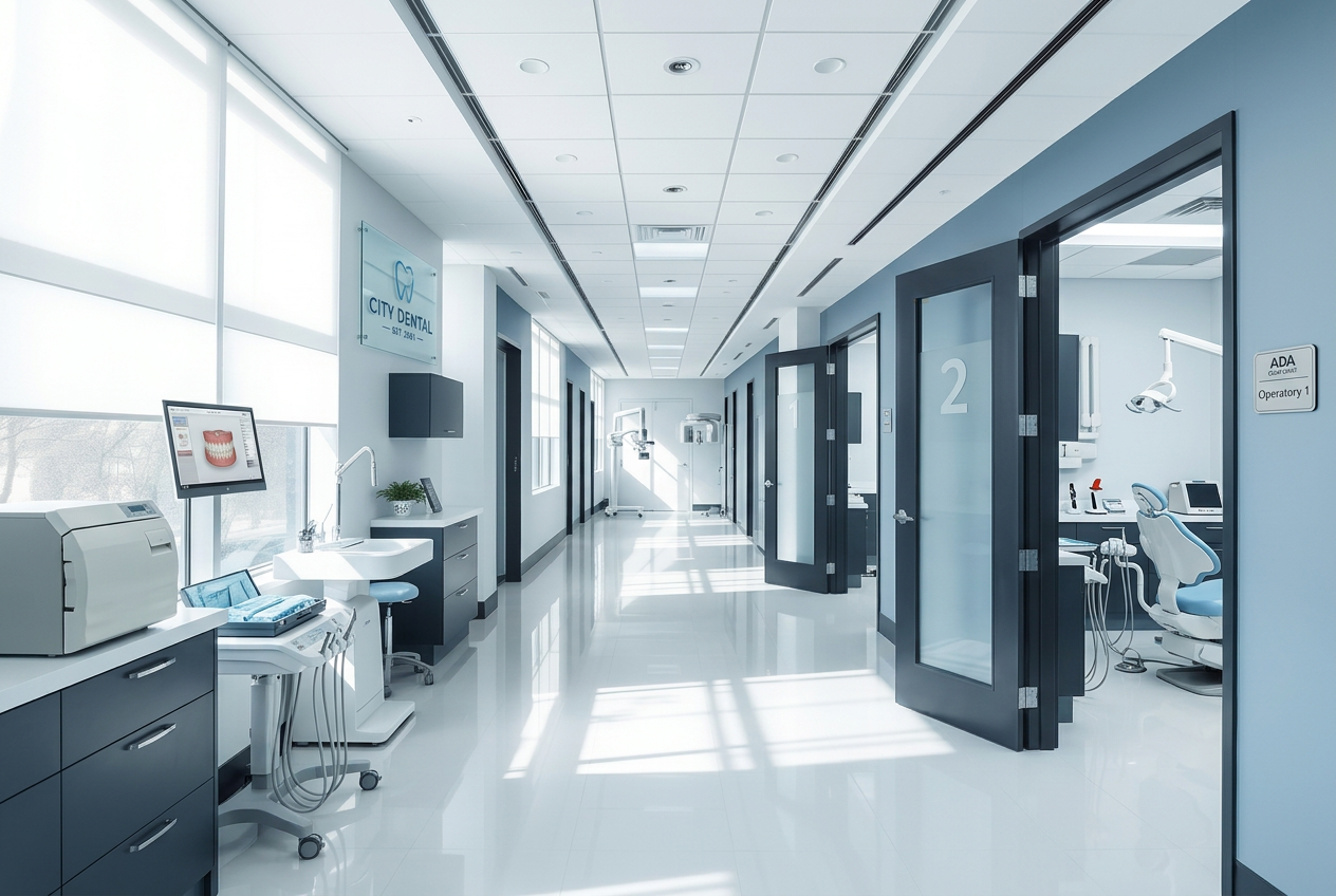 Modern dental clinic interior