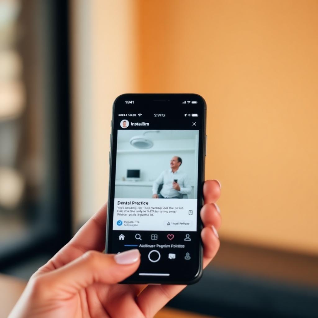 Meta ad on phone